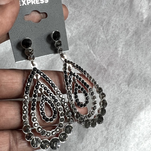 Express Jewelry - SOLD!Express Crystal Drop Earrings